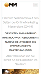 Mobile Screenshot of online-marketing-masterplan.de